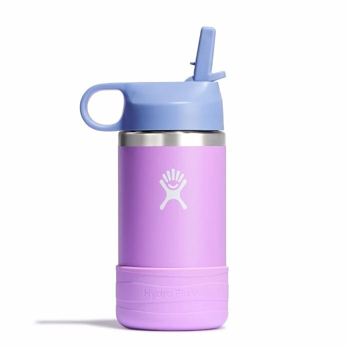 Hydro Flask Hydro Flask 12 Oz Kids Wide Mouth Straw Cap And Boot Anemone