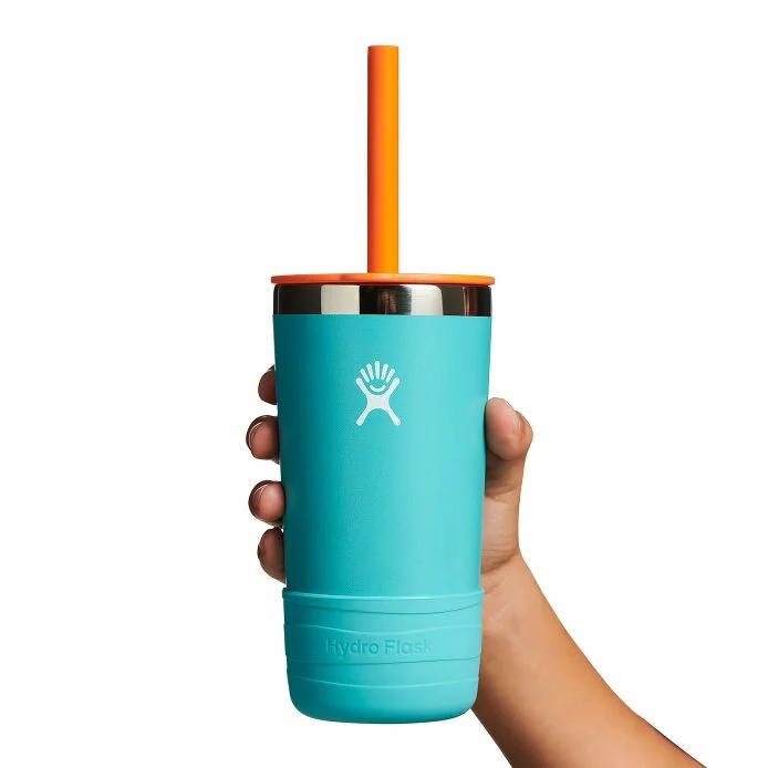Hydro Flask Hydro Flask Kids Tumbler Straw And Boot Seaspray 12oz