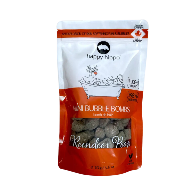 Happy Hippo Bath Happy Hippo Reindeer Poop Mini Bubble Bombs