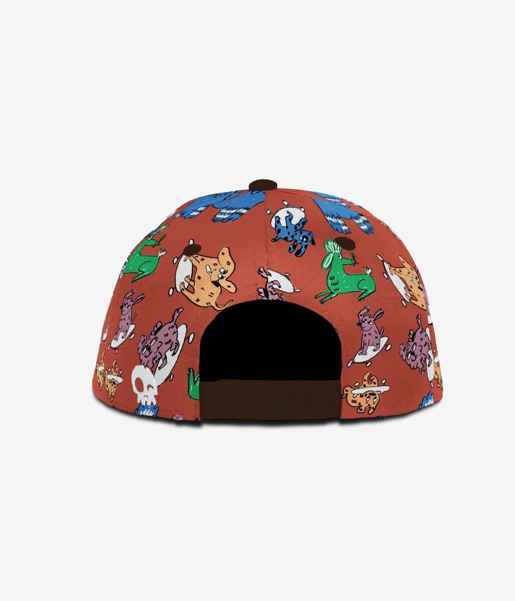 Headster Headster Snapback Best Buds Dark Orange