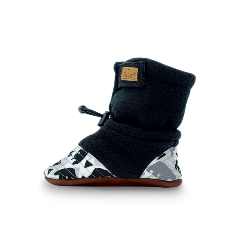 Jan & Jul Jan & Jul Stay Put Cozy Booties Bear