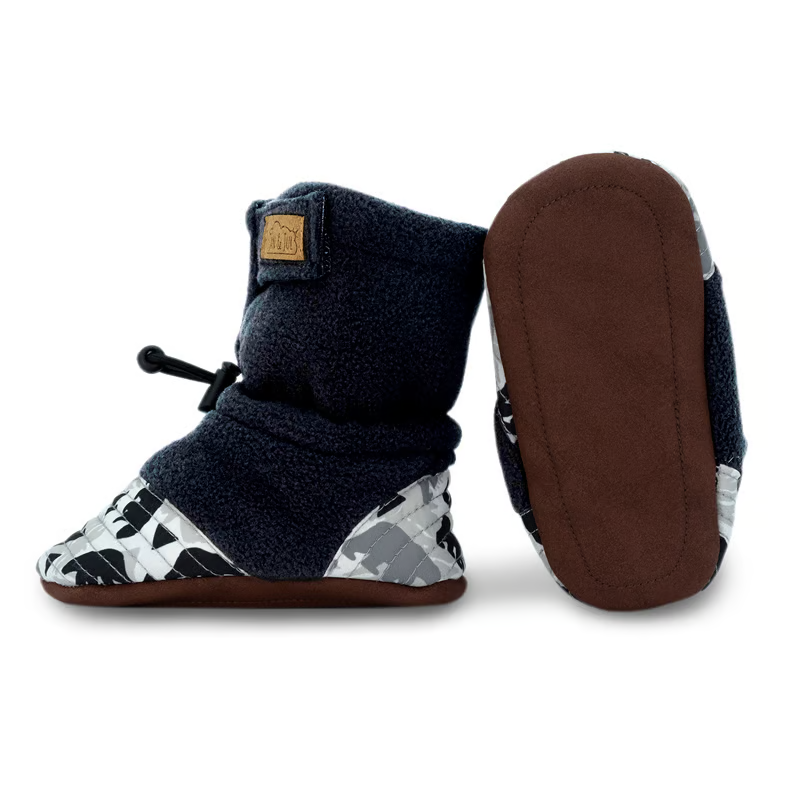 Jan & Jul Jan & Jul Stay Put Cozy Booties Bear