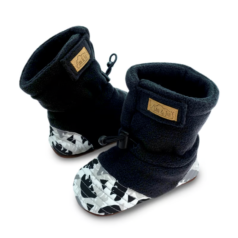 Jan & Jul Jan & Jul Stay Put Cozy Booties Bear