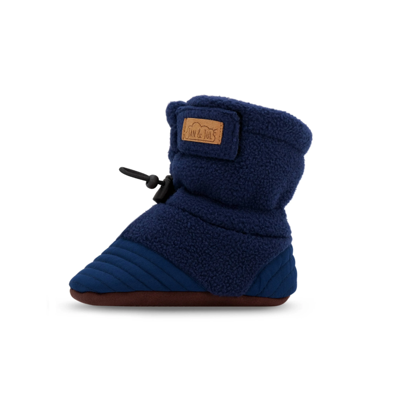 Jan & Jul Stay-Put Cozy Booties - Navy Jan & Jul Stay-Put Cozy Booties - Navy