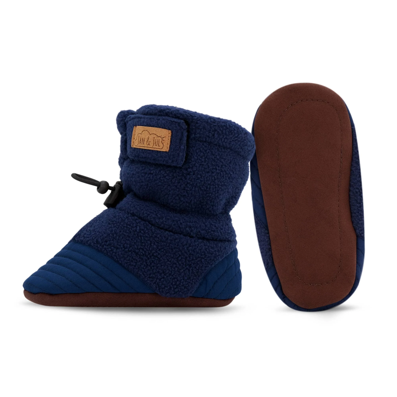 Jan & Jul Jan & Jul Stay Put Cozy Booties Navy