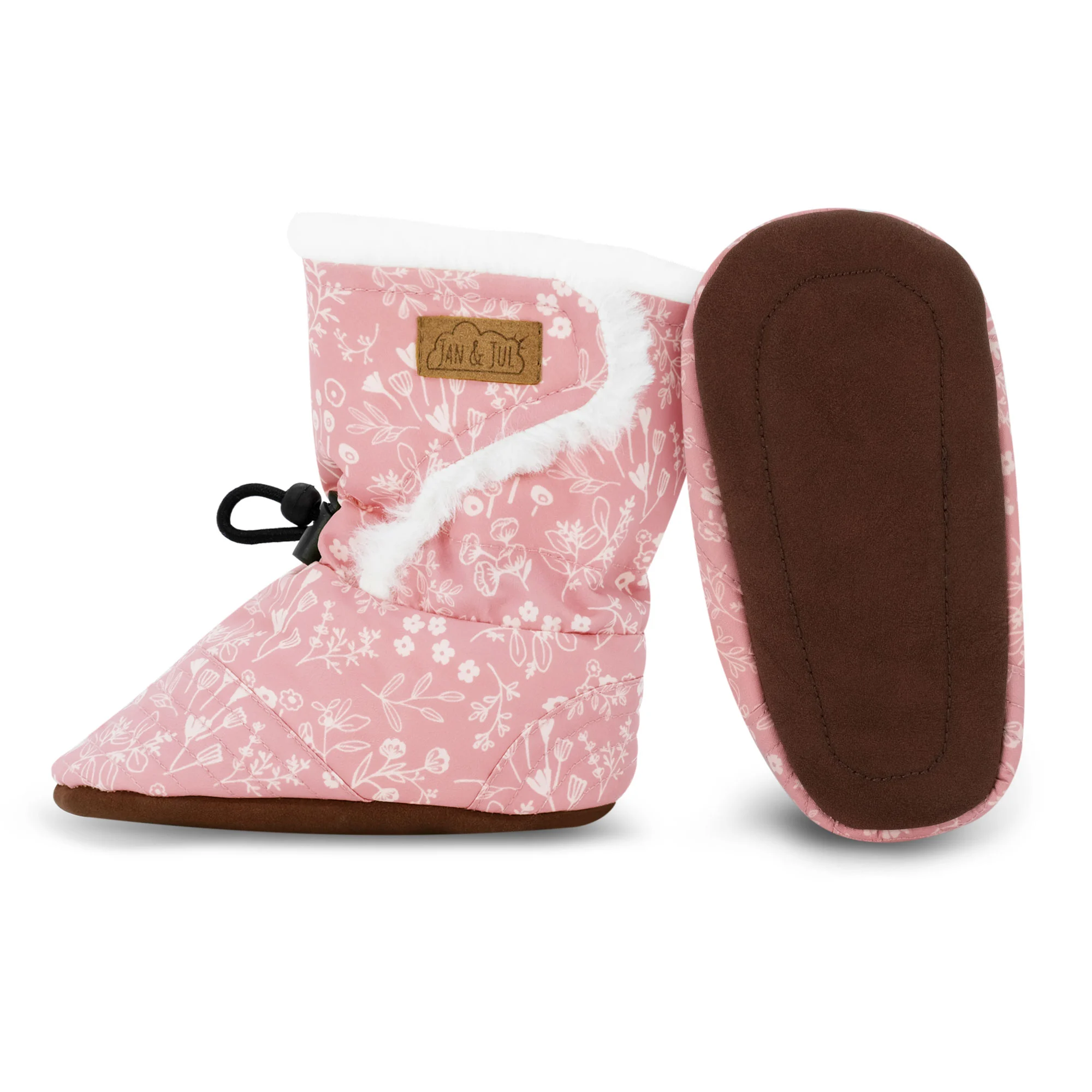 Jan & Jul Jan & Jul Stay Put Cozy Booties Prairie Flowers