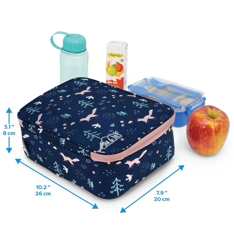 Jan & Jul Jan & Jul Lunch Bag Navy Forest