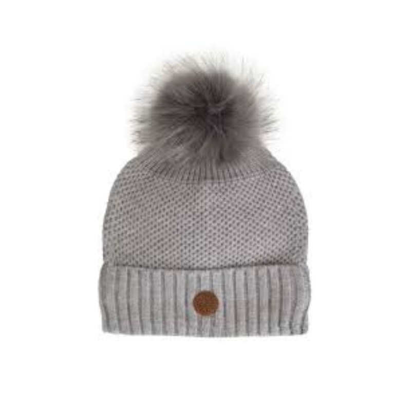 CaliKids Calikids Soft Touch Pom Grey