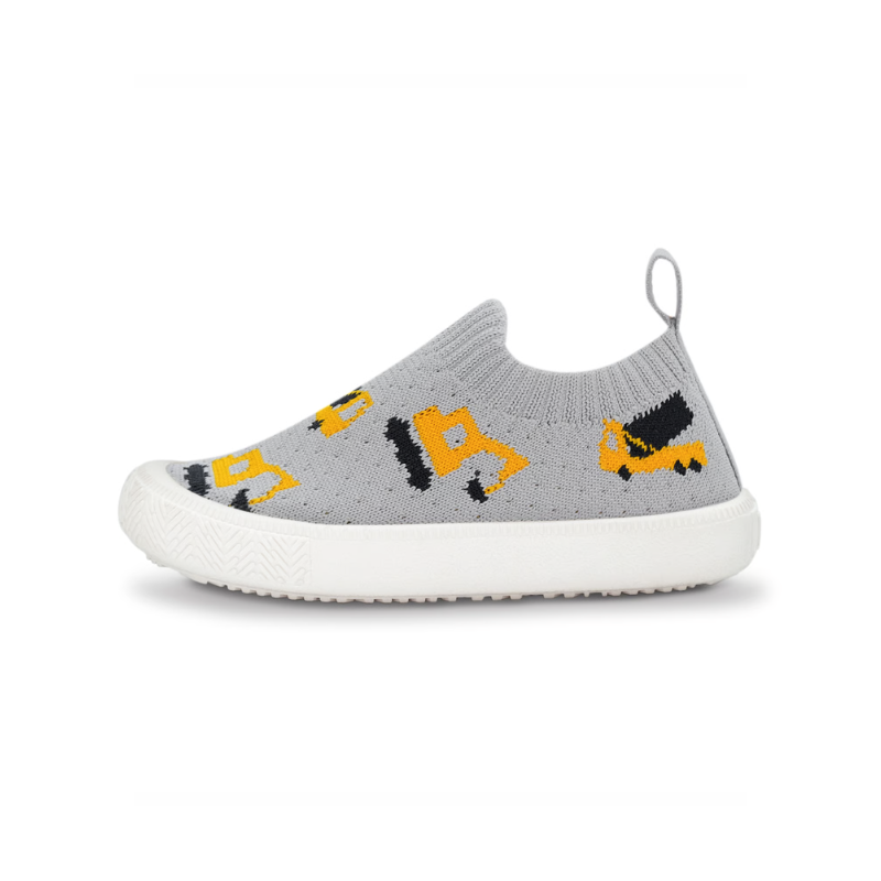 Jan & Jul Jan & Jul Graphic Knit Construction Grey