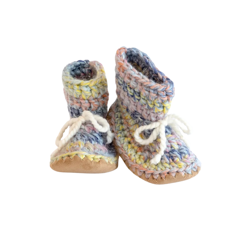 Huddy Buddies Huddy Buddies Handmade Soft Sole Wool Booties
