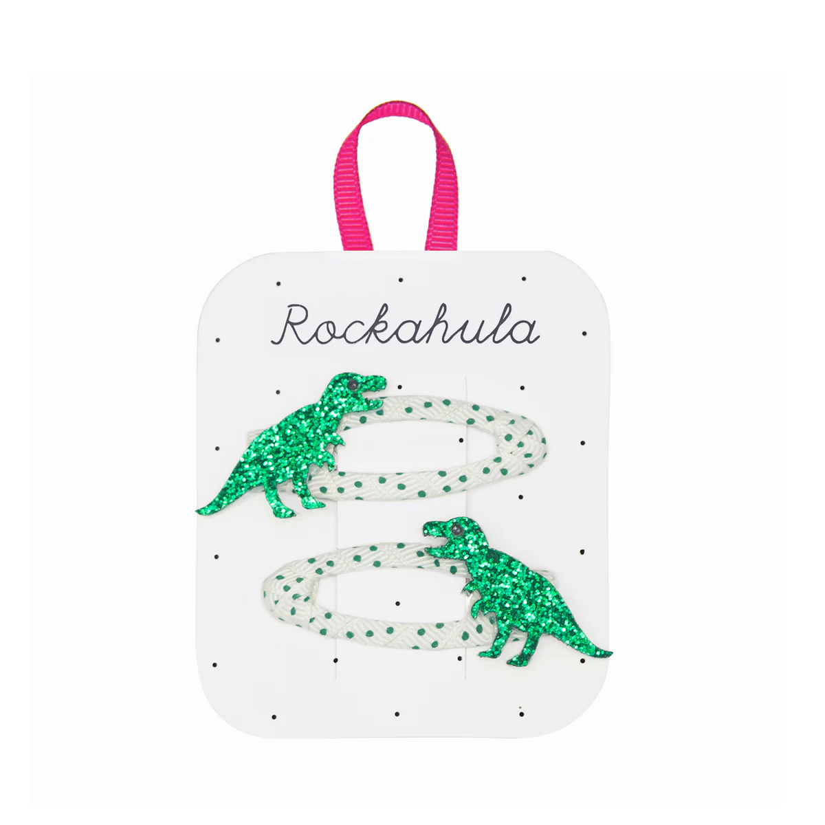 Rockahula Rockahula Hair Clips Spotty T-Rex
