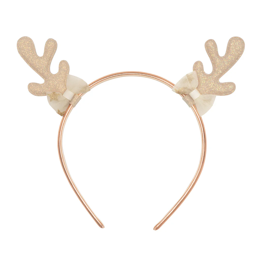 Rockahula Rockahula Christmas Headband Golden Reindeer
