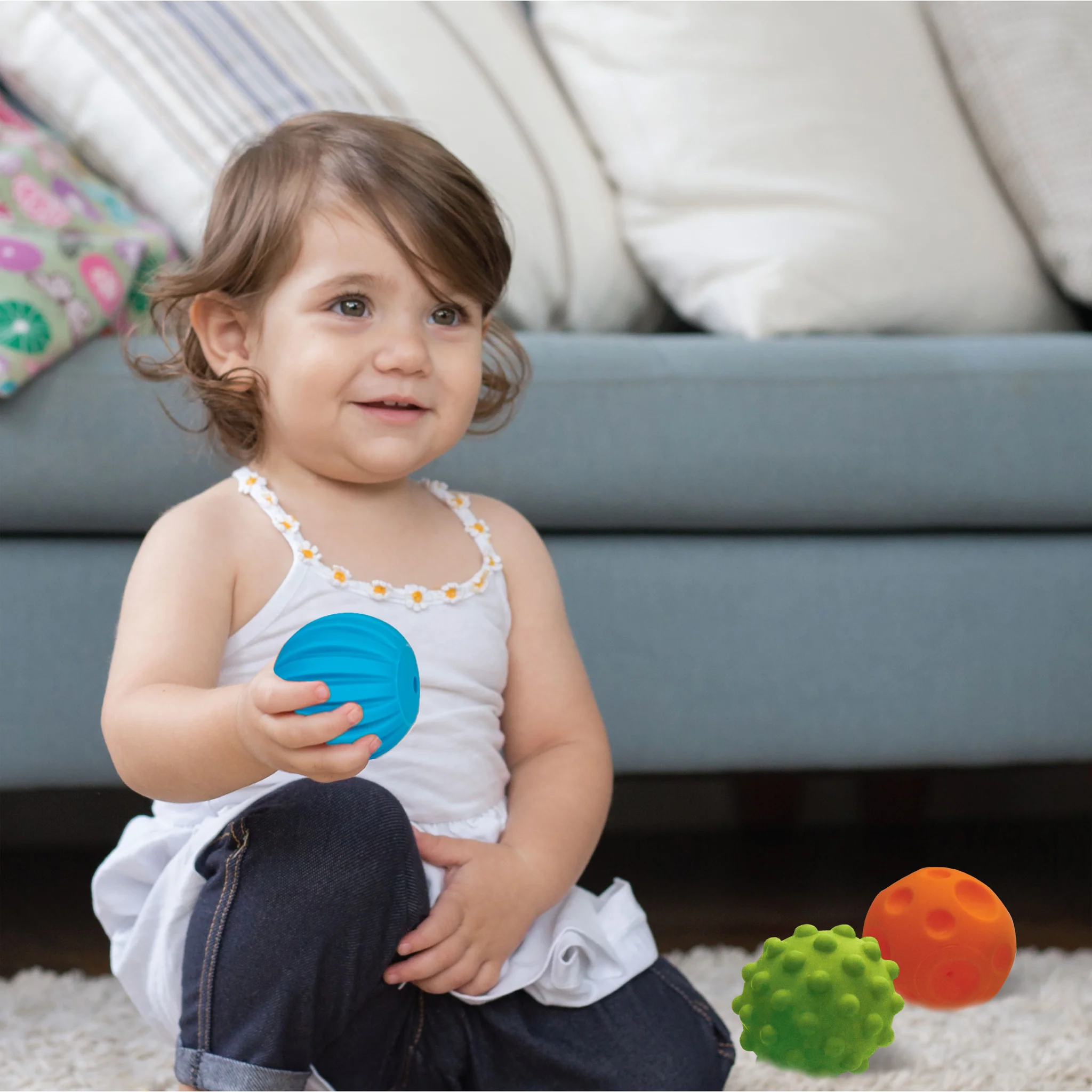 Toysmith Toysmith EduShape Textured Mini Balls