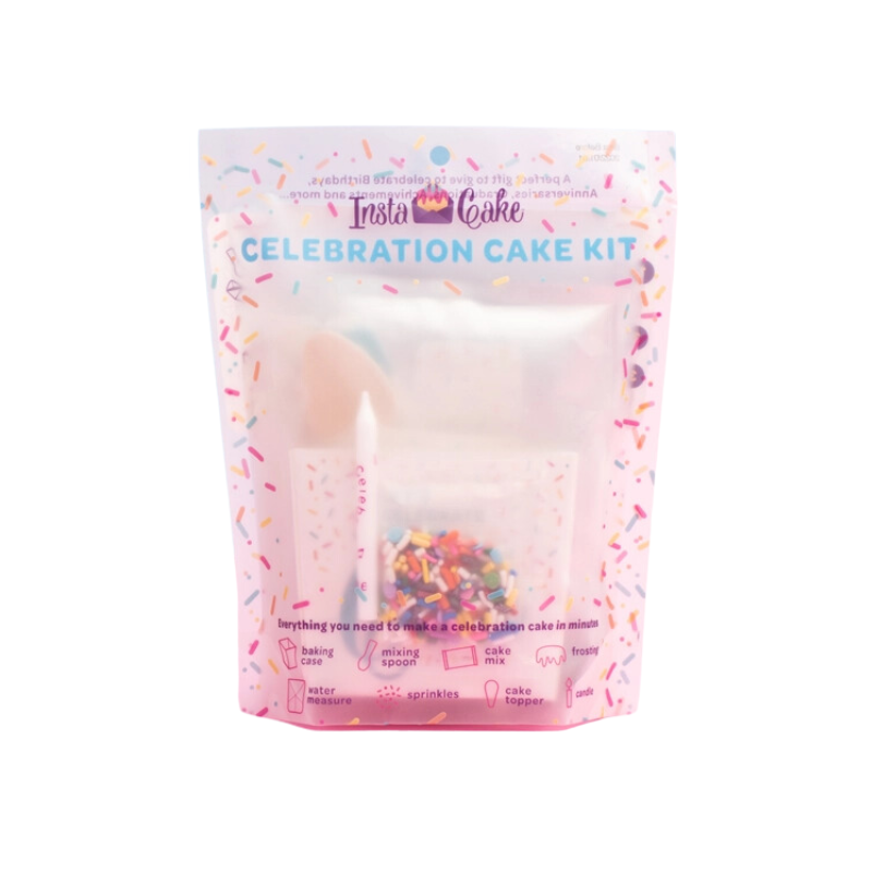 InstaCake Cards InstaCake Cards Unicorn Birthday Cake Vanilla w/ Unicorn Sprinkles