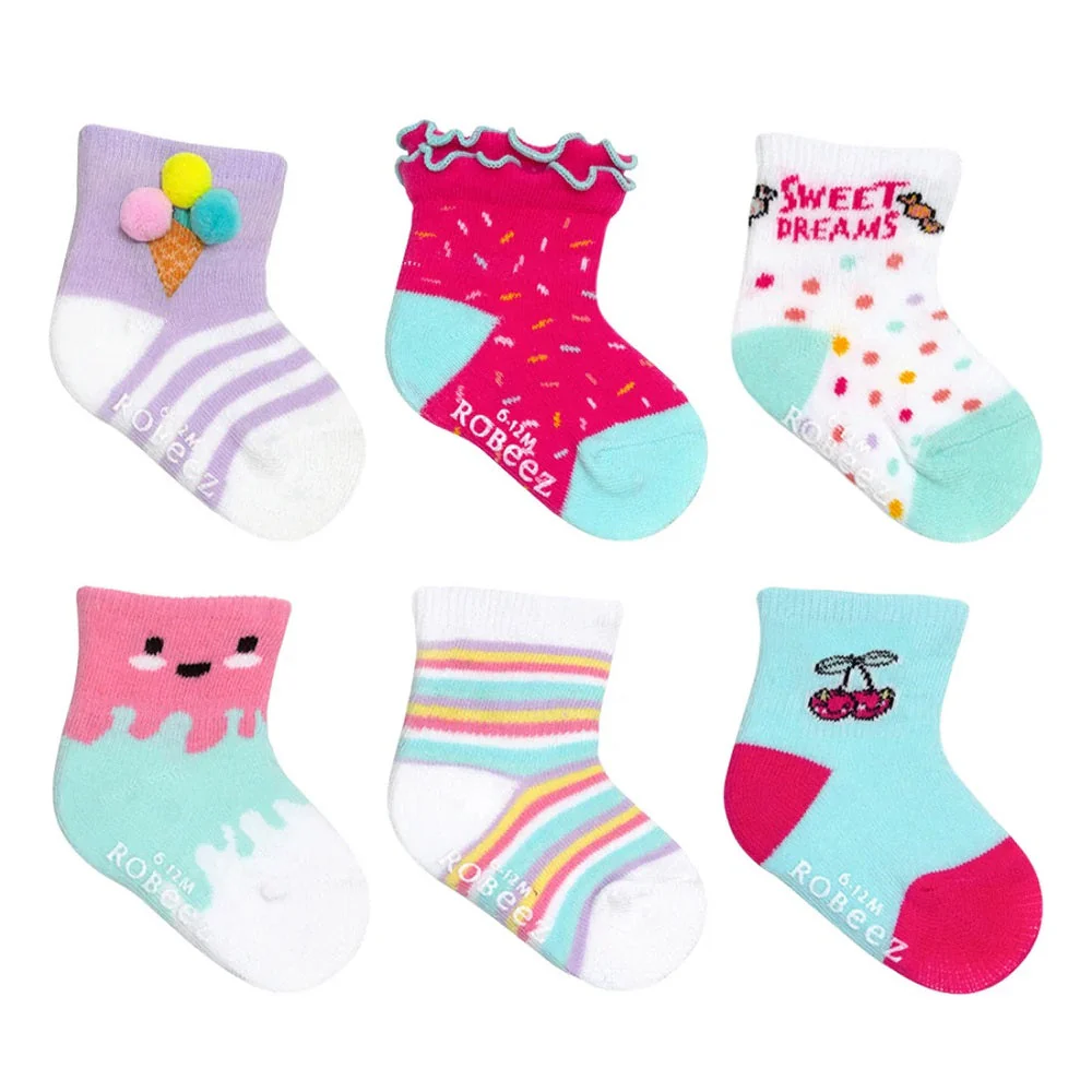 Robeez Robeez Kids Socks Sweat Treats