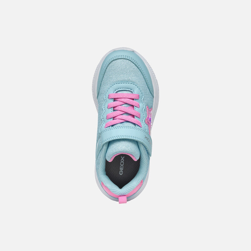 Geox Geox Jr Sprintye Runner Sky/Fuchsia