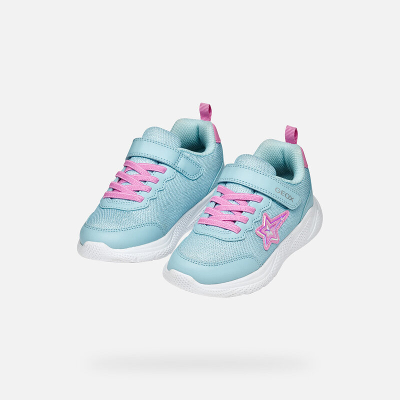 Geox Geox Jr Sprintye Runner Sky/Fuchsia
