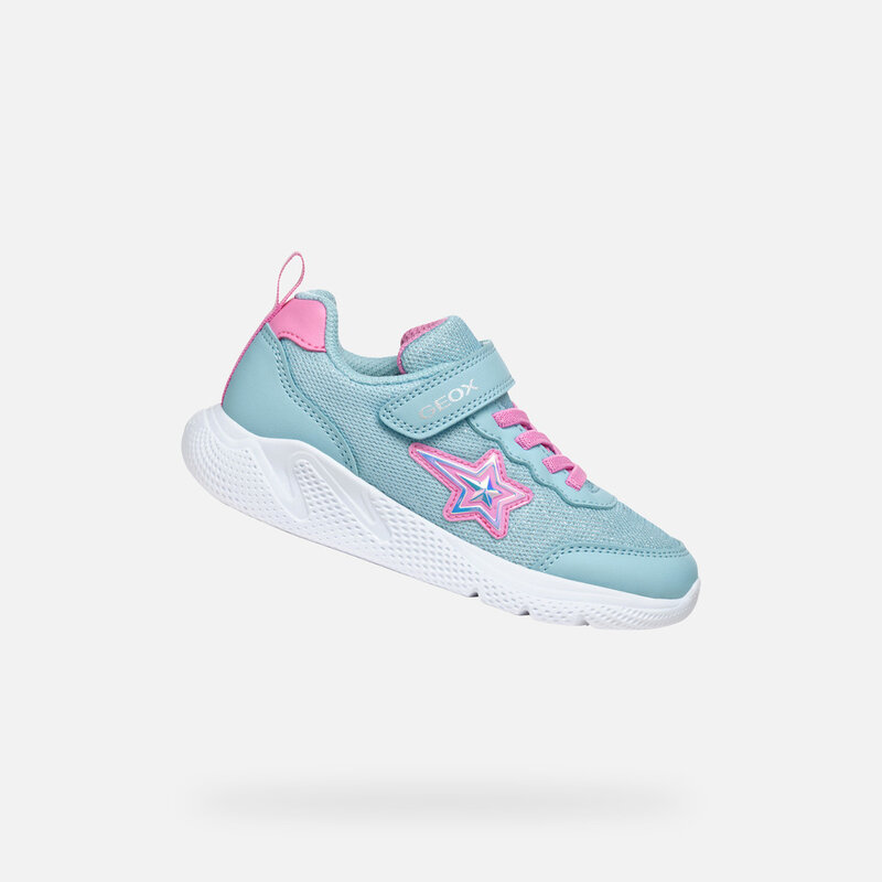 Geox Geox Jr Sprintye Runner Sky/Fuchsia