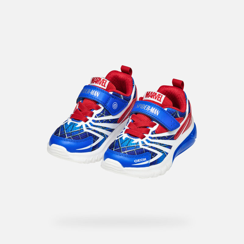 Geox Geox Ciberdron Runner Royal/Red Light-Up