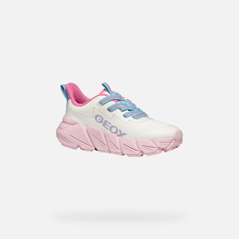 Geox Geox Flexyper Fast Sneaker White/Pink