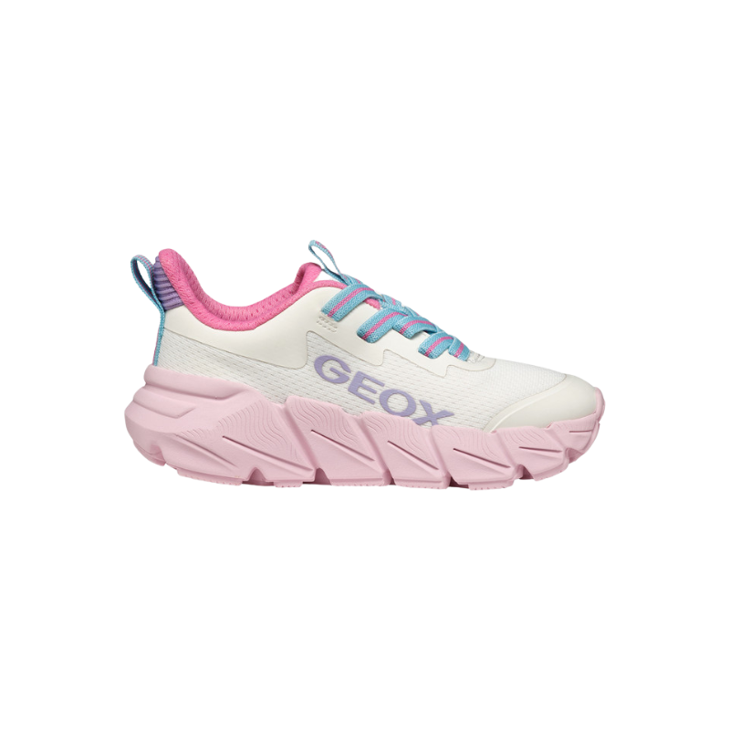 Geox Geox Flexyper Fast Sneaker White/Pink