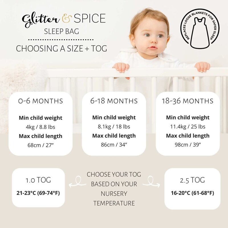 Glitter & Spice Glitter & Spice Sleep Bag 2.5TOG Forest Friends
