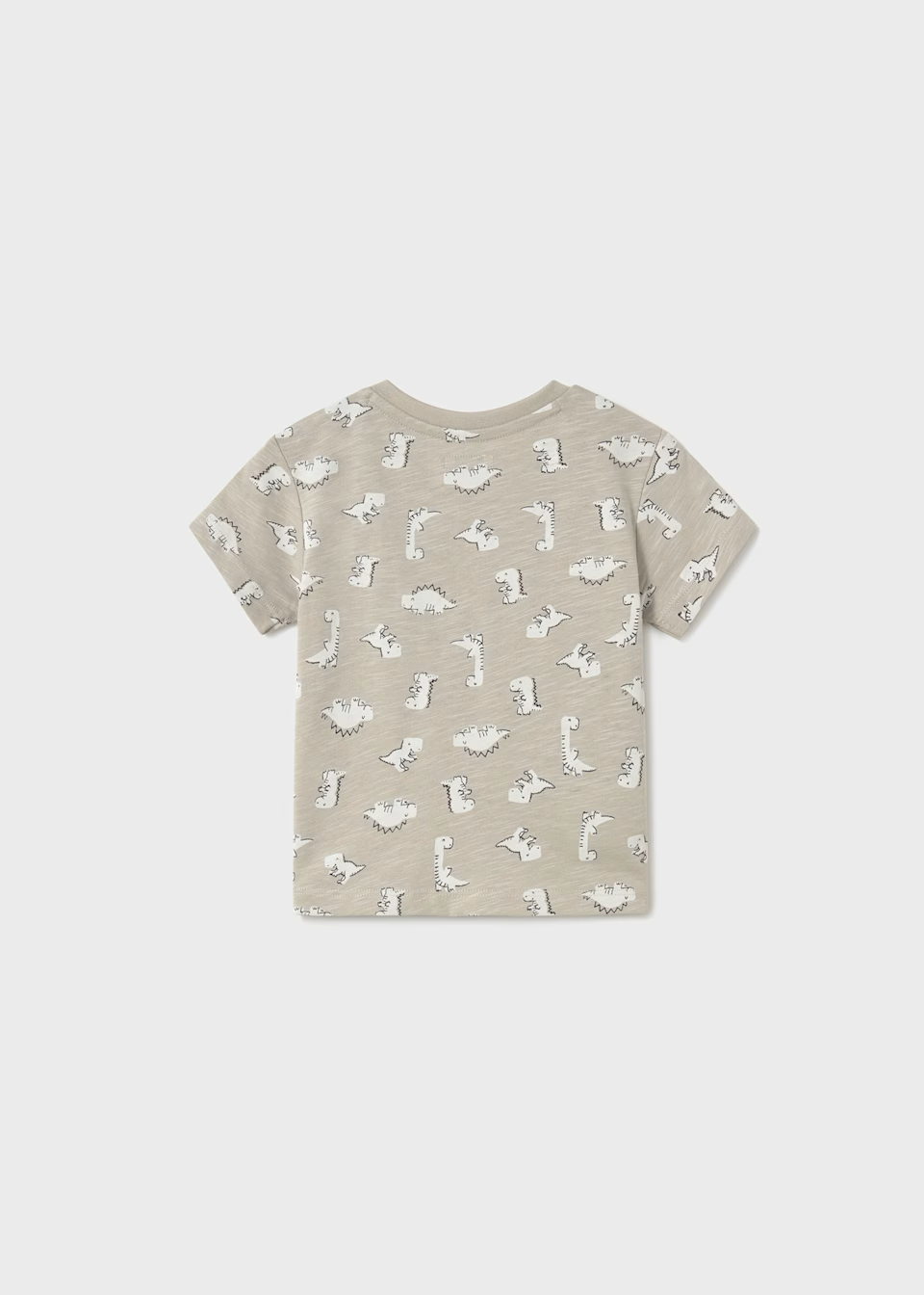 Mayoral Mayoral Printed S/S T-Shirt AOP Dinos White/Bone      
