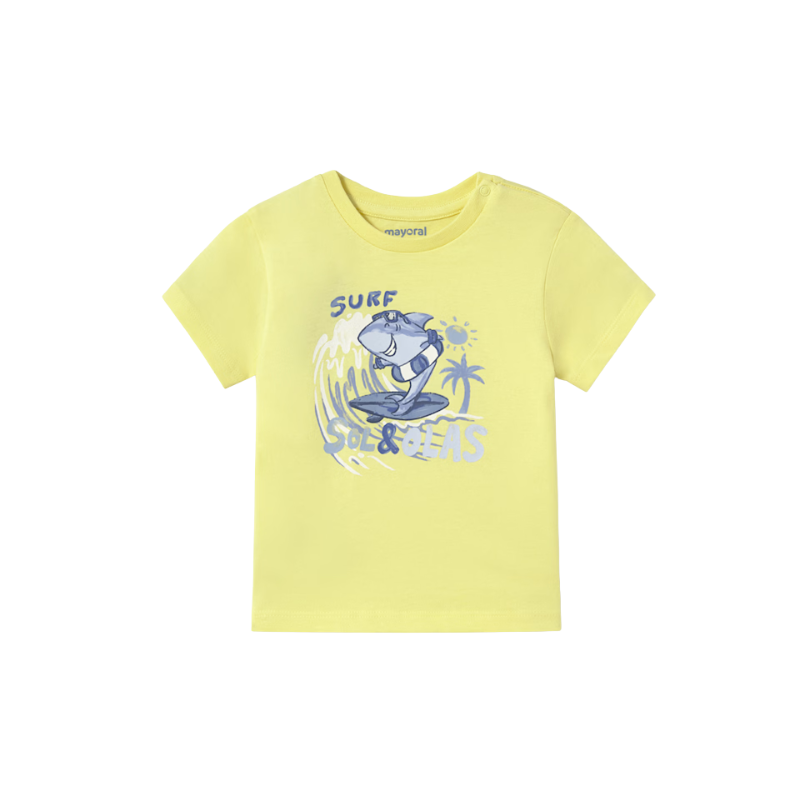 Mayoral Mayoral S/S T-Shirt Surfin Shark Sorbet