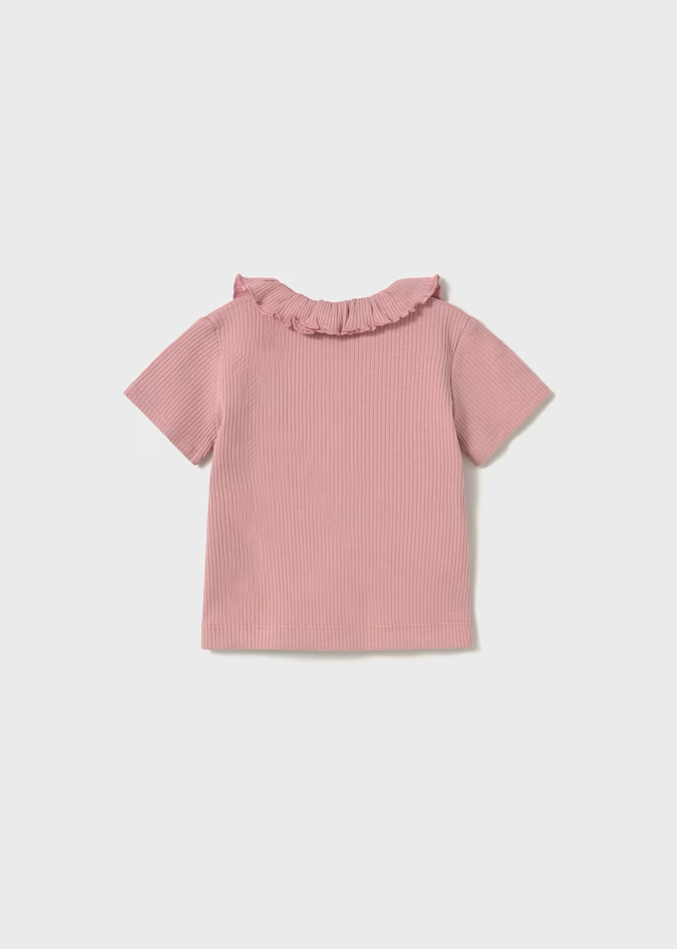 Mayoral Mayoral S/S Ribbed Polo Rose