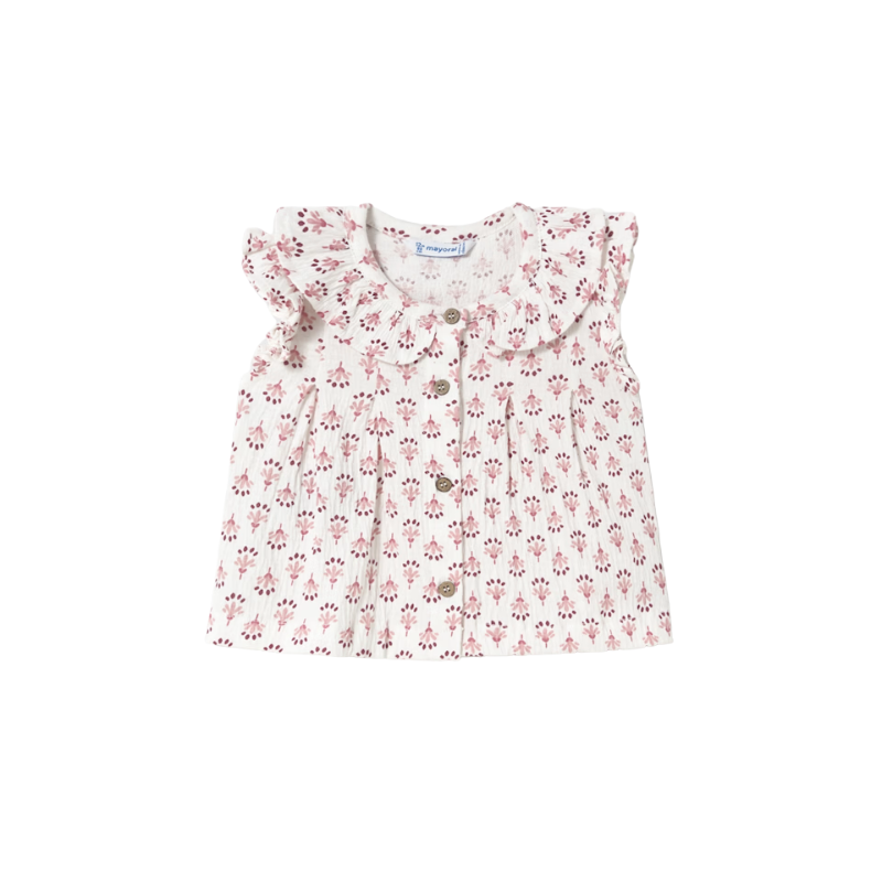 Mayoral Mayoral Blouse Patterned Floral  Rose