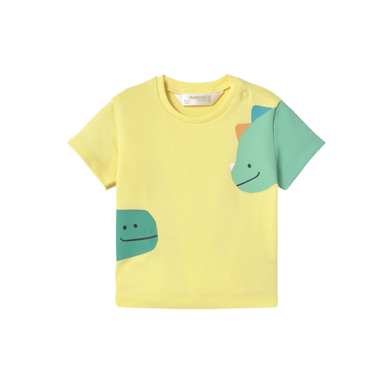 Mayoral Mayoral S/S T-Shirt Dinos Lemon