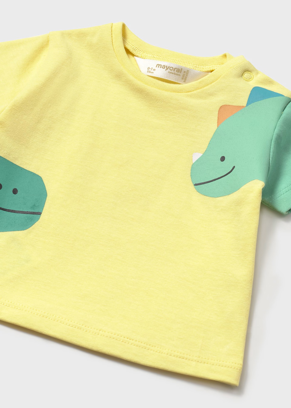 Mayoral Mayoral S/S T-Shirt Dinos Lemon