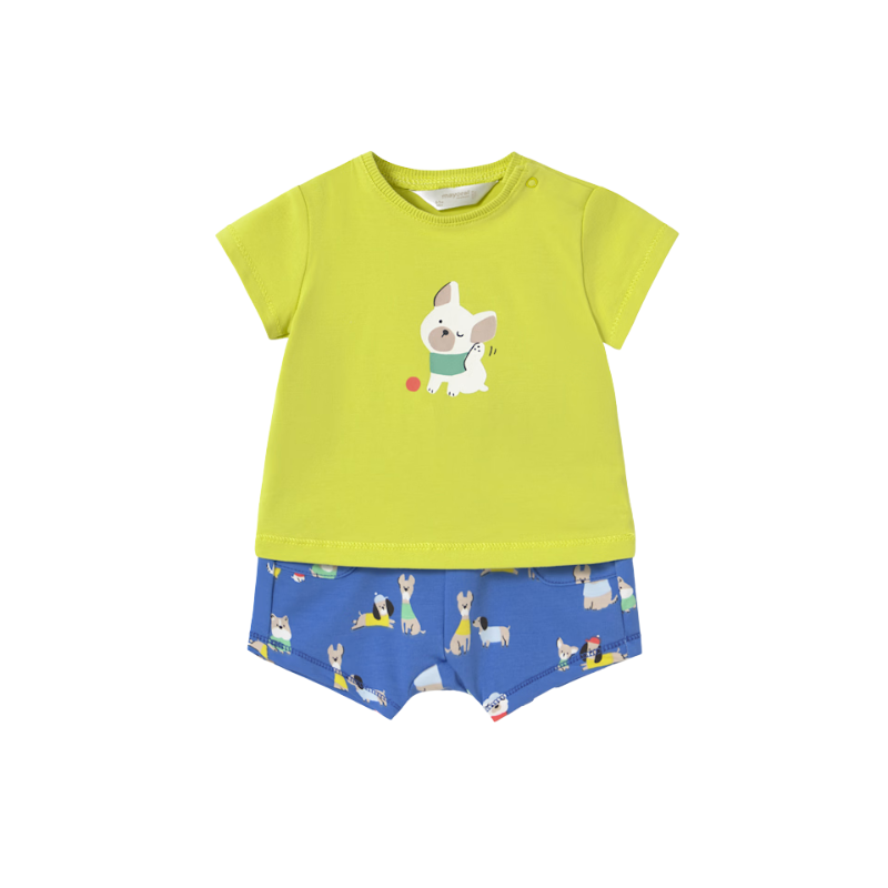 Mayoral Mayoral Short Trousers Set Klein Blue