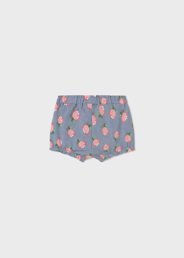 Mayoral Mayoral Patterned Floral Shorts Blue