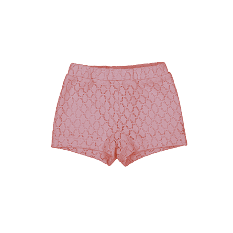Mayoral Mayoral Crochet Shorts Rose