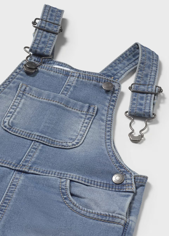 Mayoral Mayoral Soft Denim Short Overall Medium