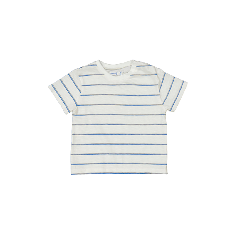 Mayoral Mayoral T-Shirt Stripes Tan/Navy