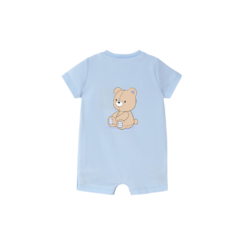 Mayoral Mayoral Short Romper Teddy Bear Sky