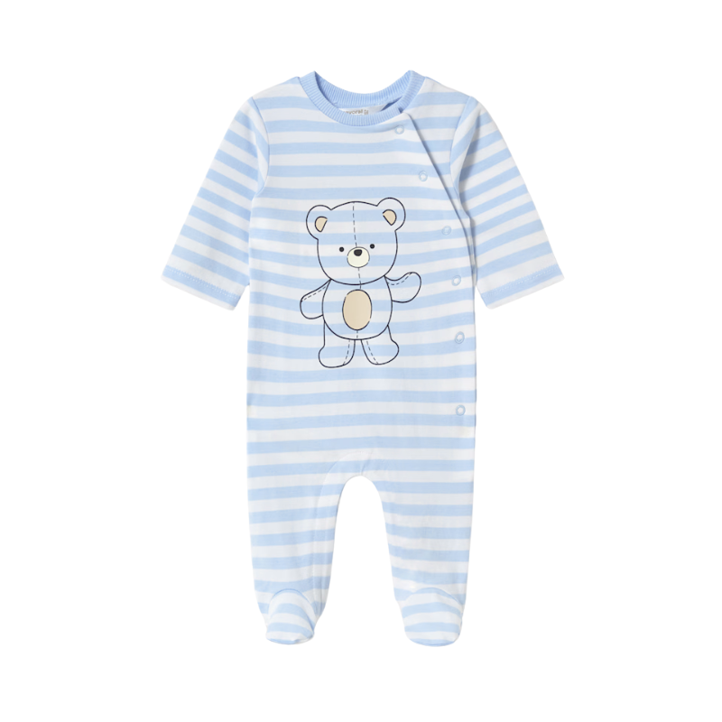 Mayoral Mayoral Long Onesies Striped Sky