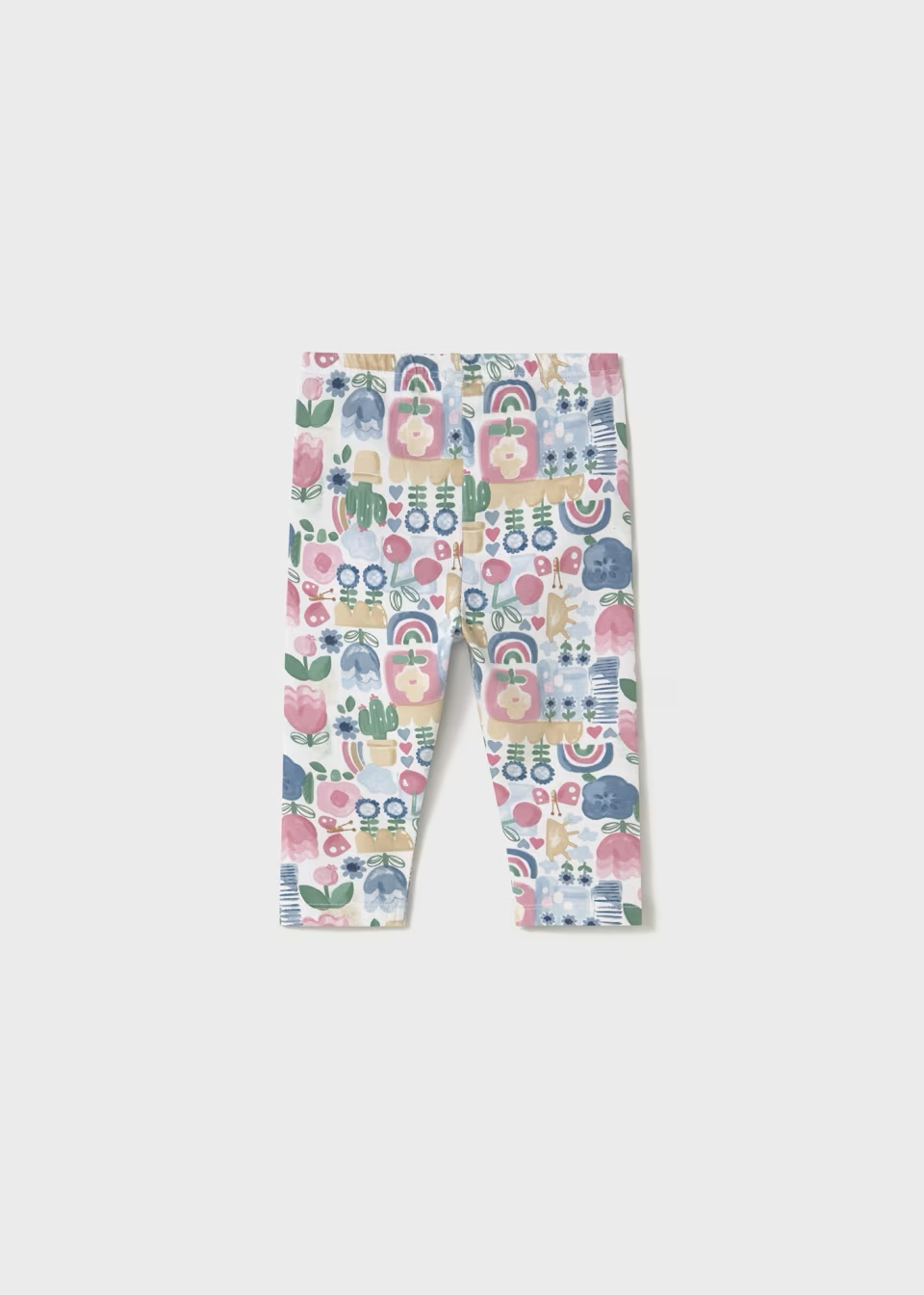Mayoral Mayoral Patterned Floral Leggings Rose