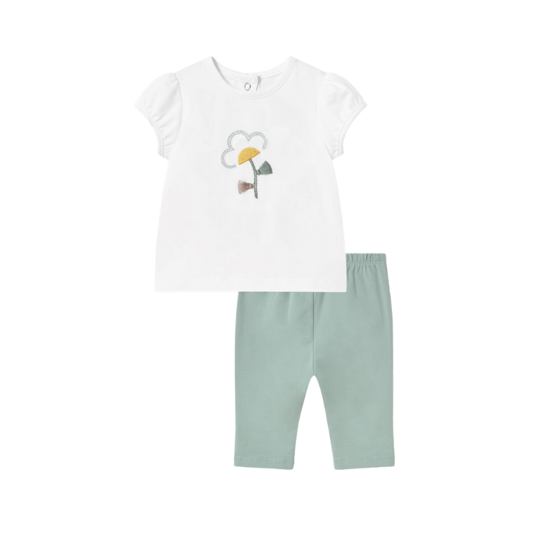 Mayoral Mayoral 2pc Shirt/Leggings Set Jade