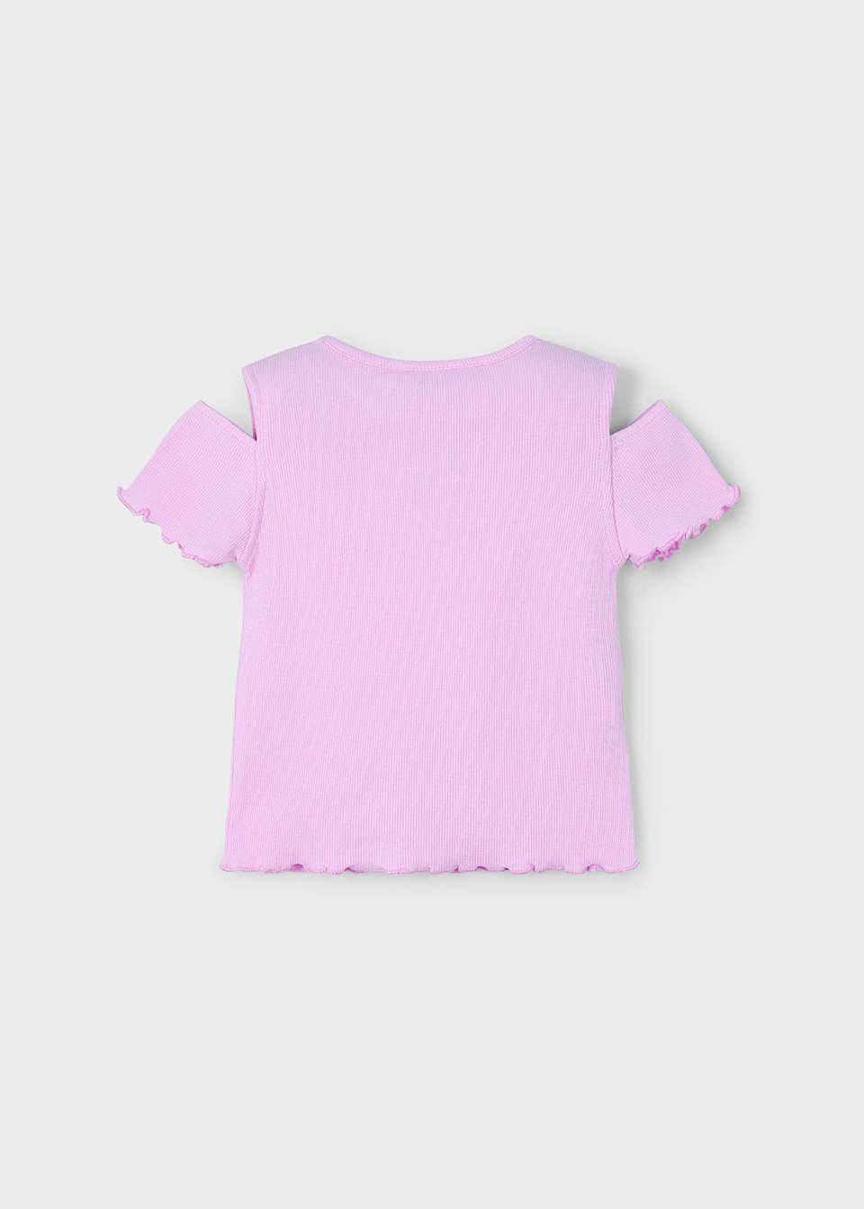 Mayoral Mayoral S/S Shirt W/ Shoulder Cutouts Mauve