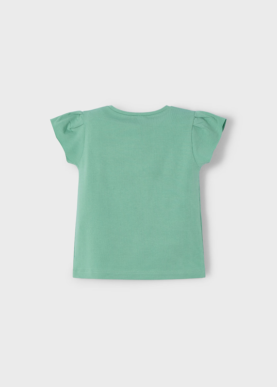 Mayoral Mayoral S/S T-Shirt Floral Mint