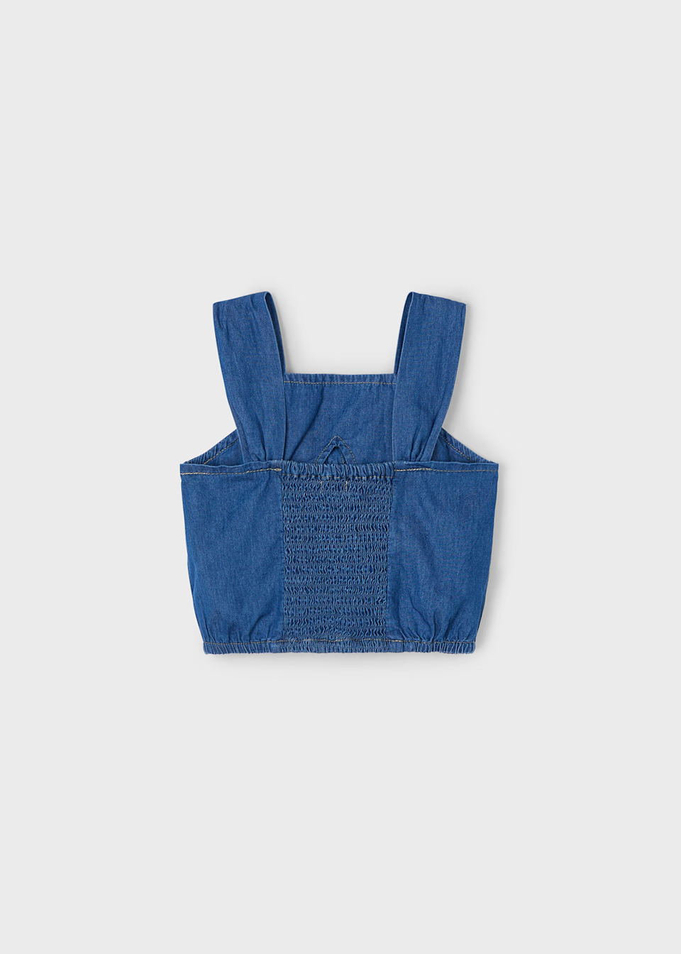 Mayoral Mayoral Denim Top W/ Bow Medium