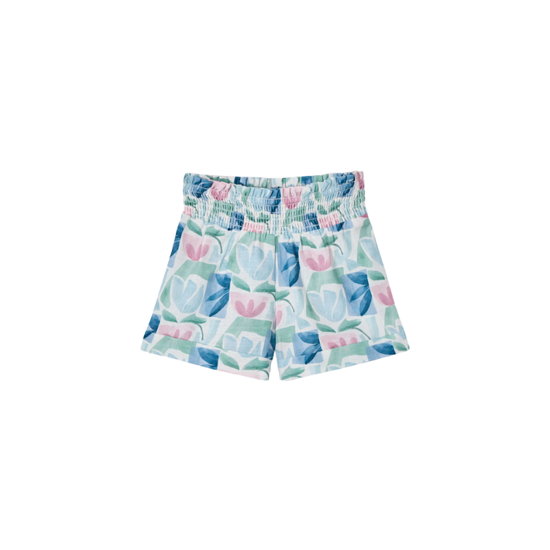 Mayoral Mayoral Printed Floral Shorts Mint