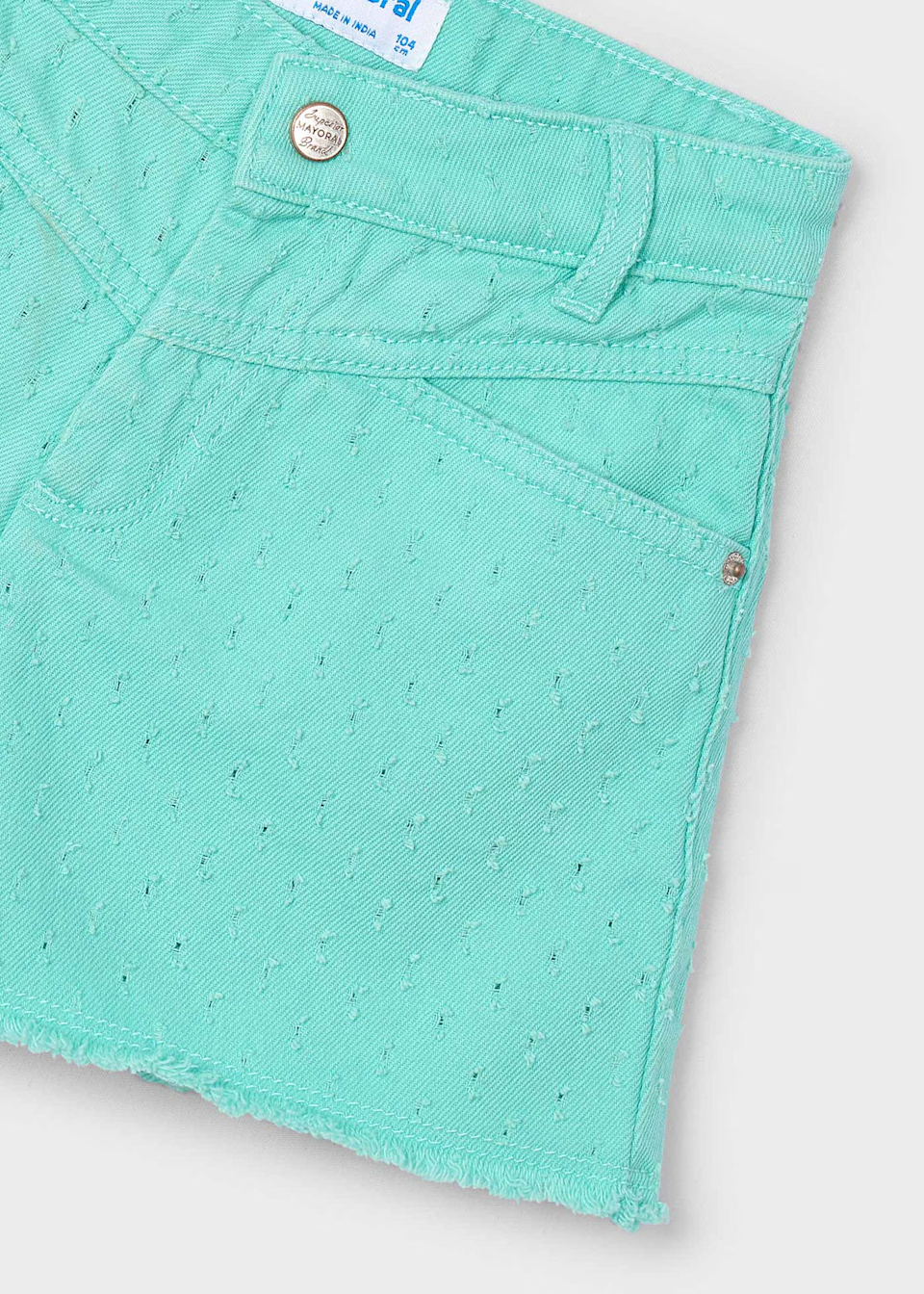 Mayoral Mayoral Twill Shorts Aqua