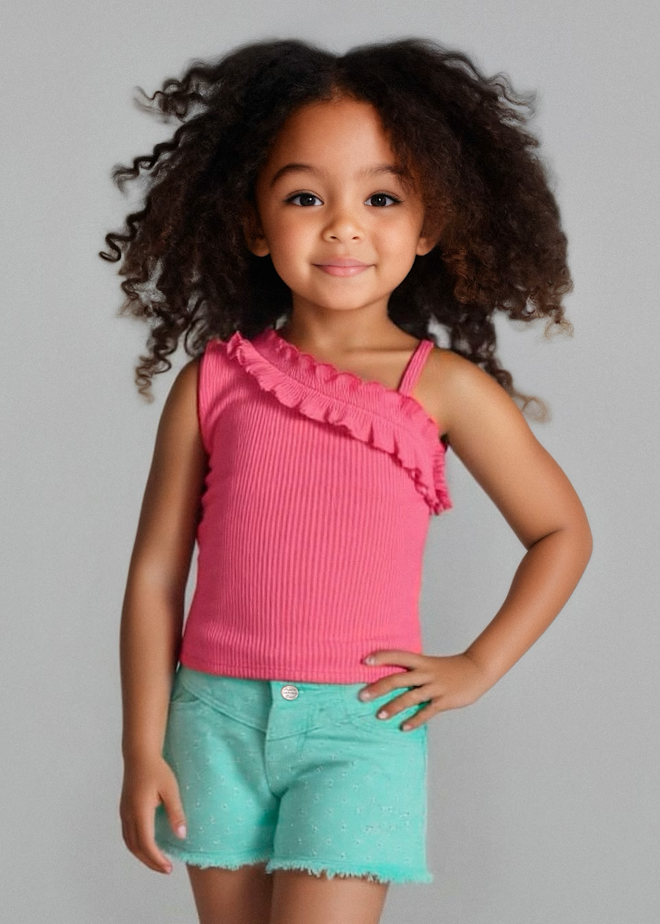 Mayoral Mayoral Twill Shorts Aqua