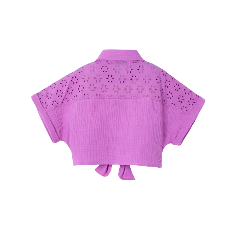 Mayoral Mayoral Collared Blouse Orchid