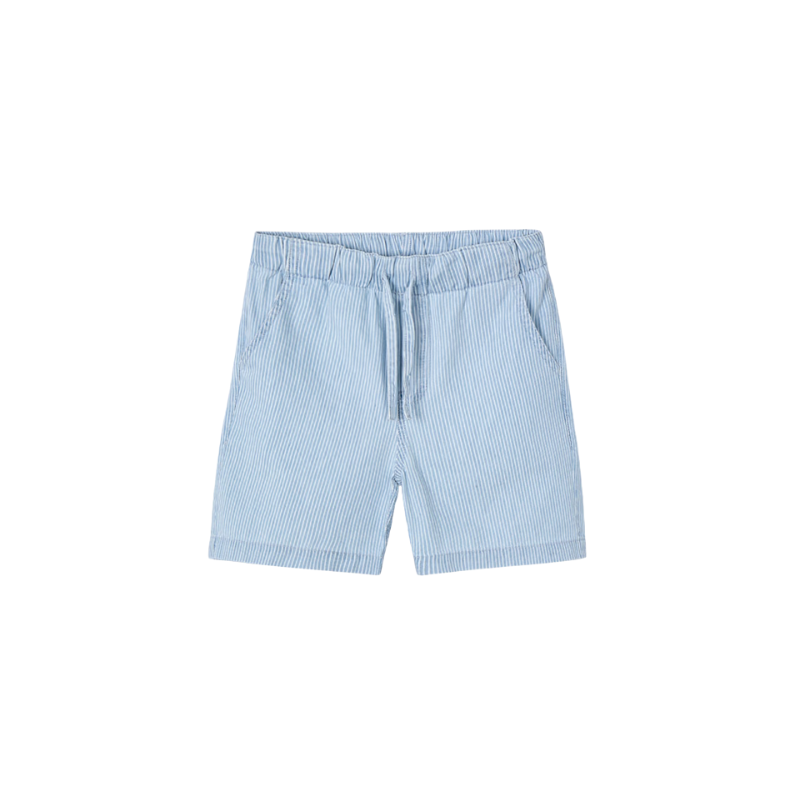 Mayoral Mayoral Denim Bermuda Shorts Blue Stripes