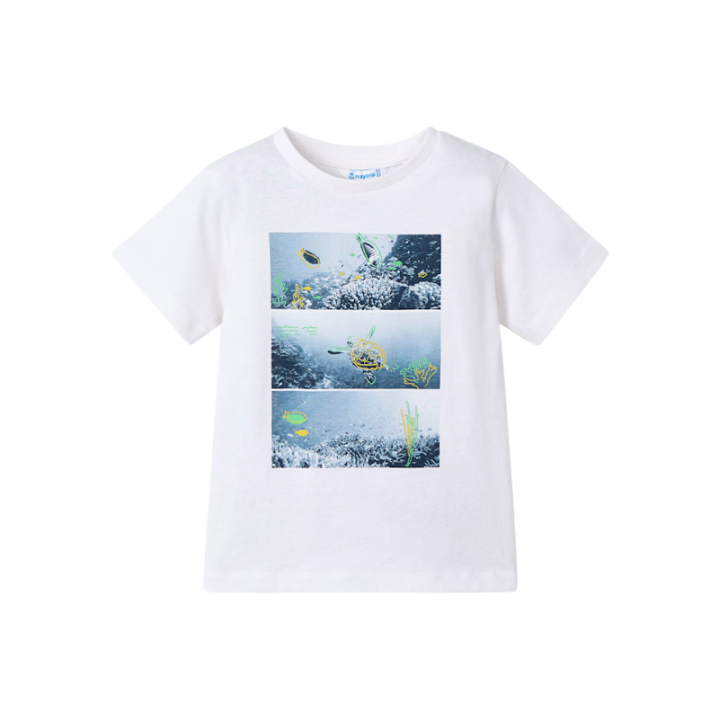 Mayoral Mayoral S/S T-Shirt Surf White